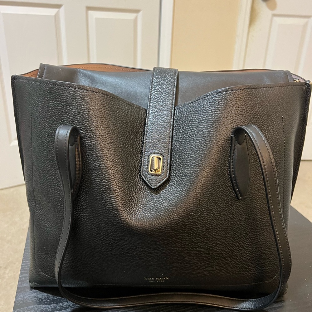 Kate Spade Black Pebbled Leather Handbag